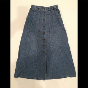 Vintage Liz Claiborne Denim Skirt